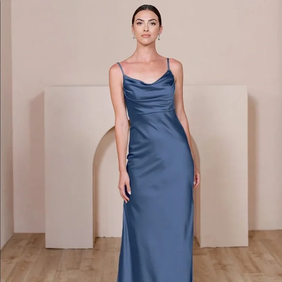 shop revelry skye satin dress Maternity Skye Satin Dress